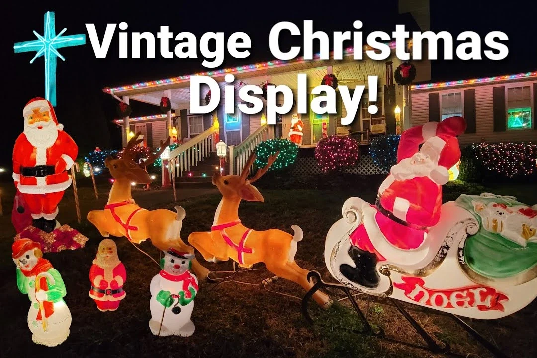 vintage outdoor christmas decorations