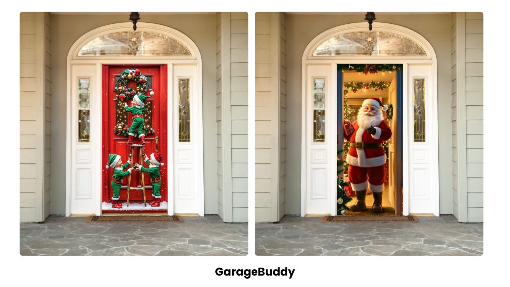 Christmas Front Door Covers